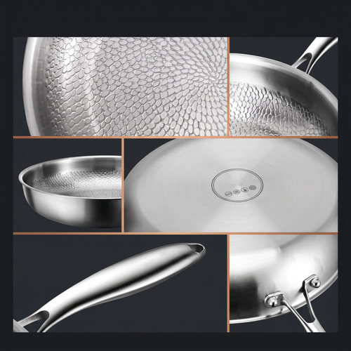 NORTHVELA Titanium Tri-Ply Pan