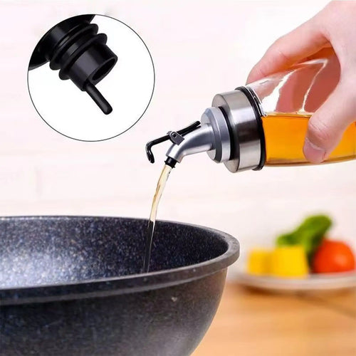 Glass oil cruet/dispenser
